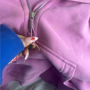 Lululemon quarter zip in pink